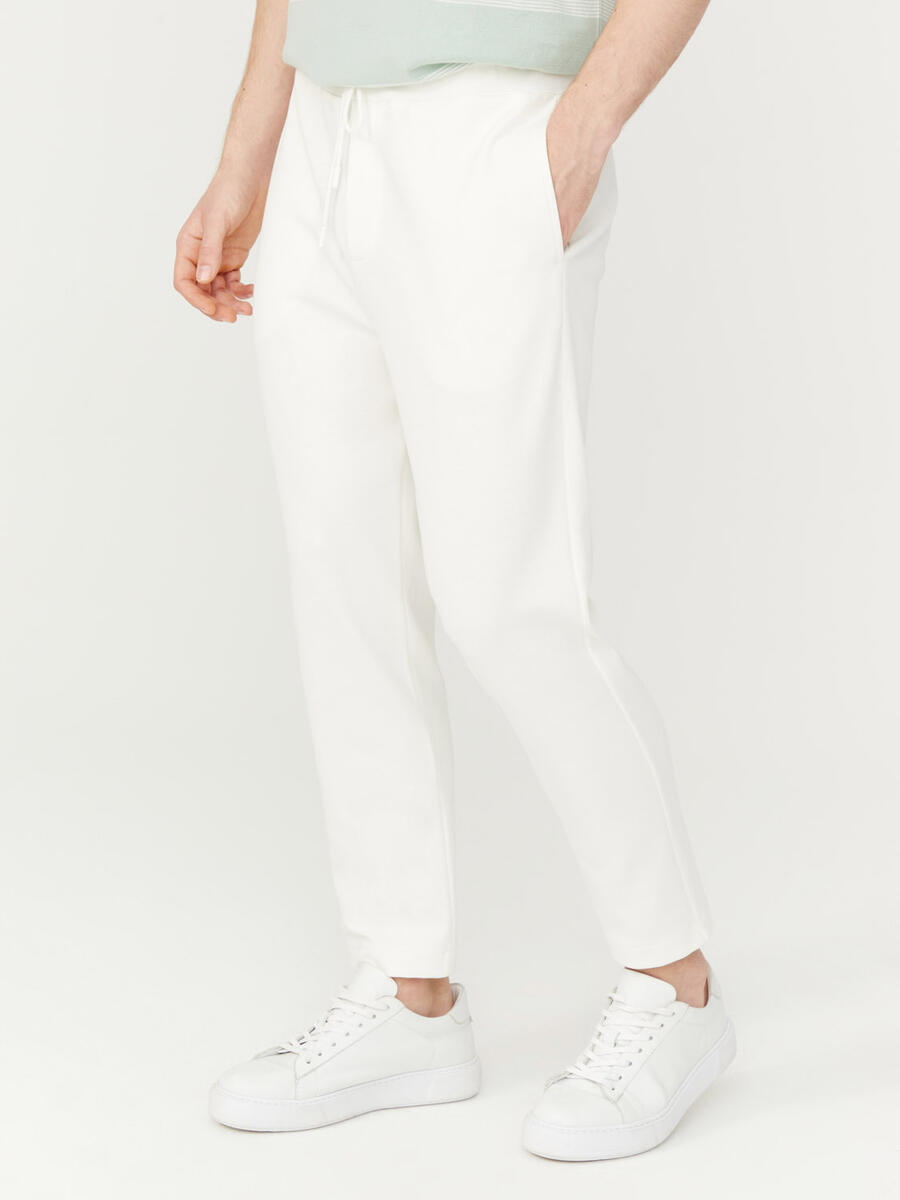 Ekru Regular Fit Pamuklu Sweat Pantolon