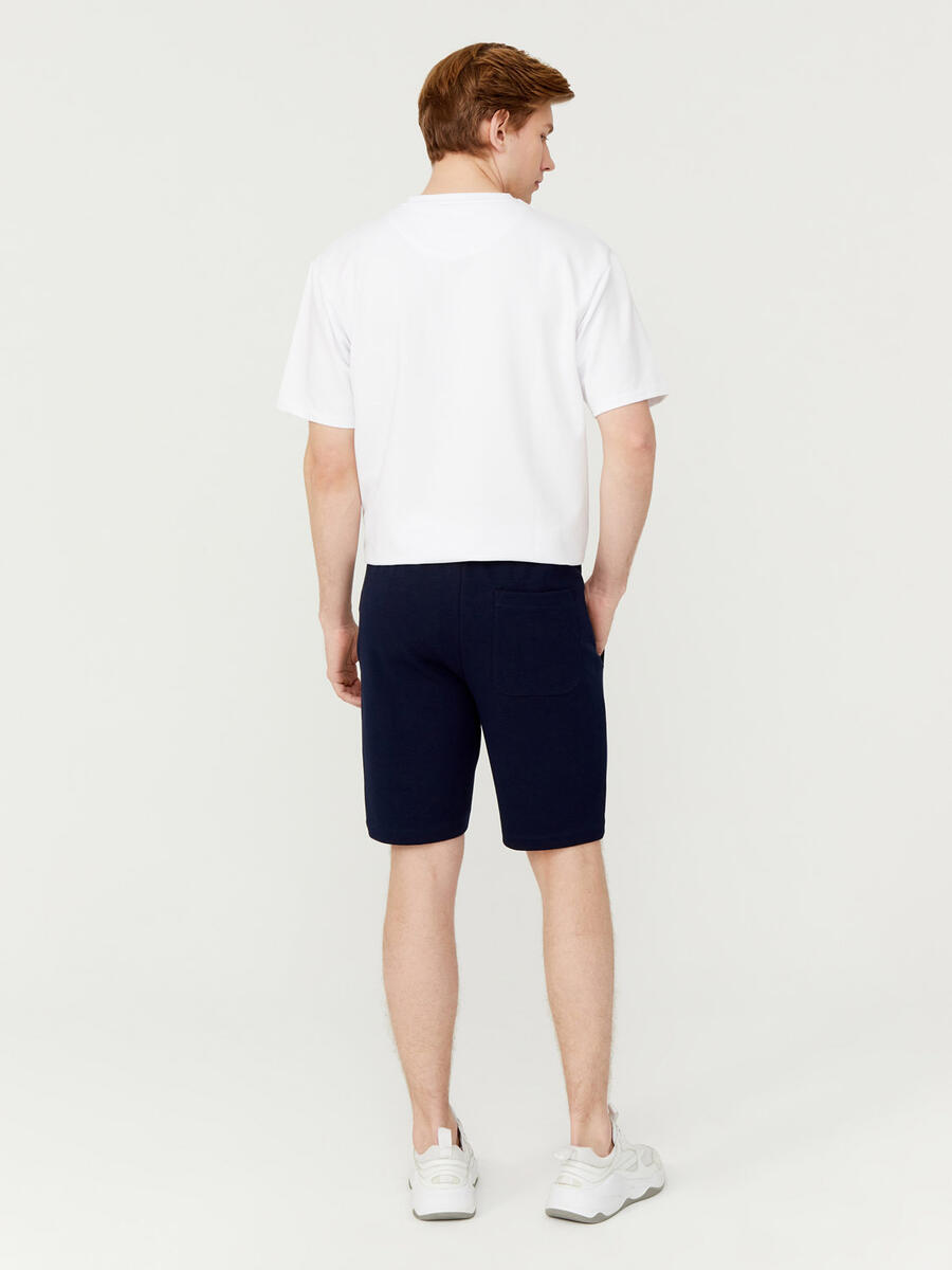 Lacivert Regular Fit Pamuklu Sweat Pantolon - 4