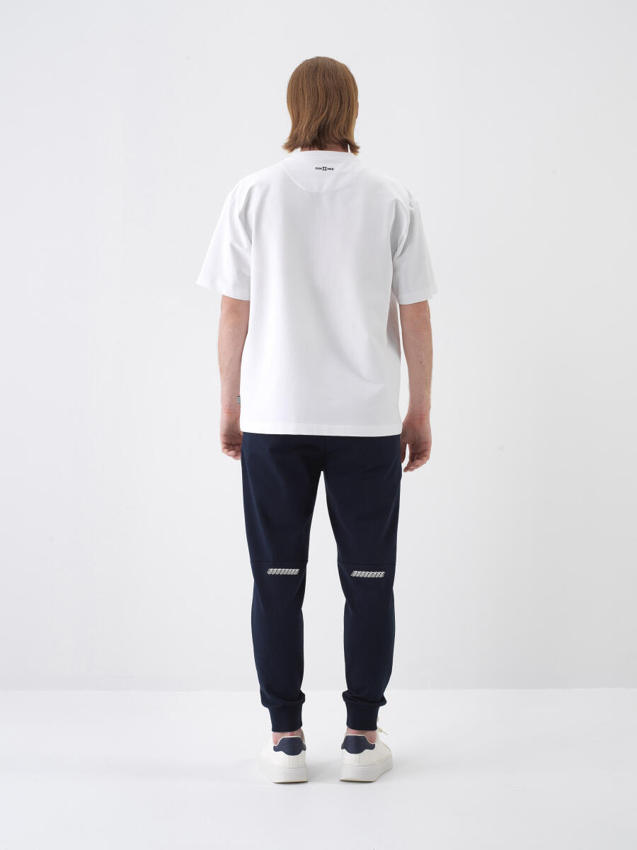 Lacivert Regular Fit Pamuklu Sweat Pantolon - 5