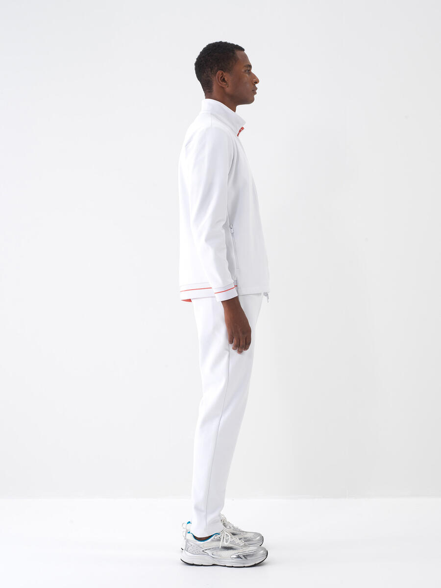 Beyaz Regular Fit Pamuklu Sweatmont - 3