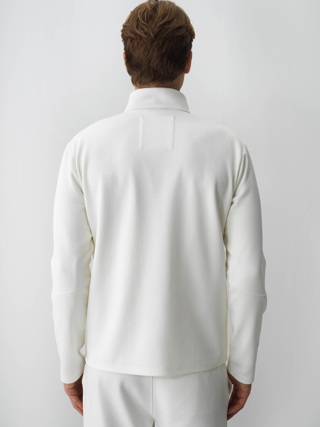 Ekru Esnek Dokulu Regular Fit Sweatmont - 4