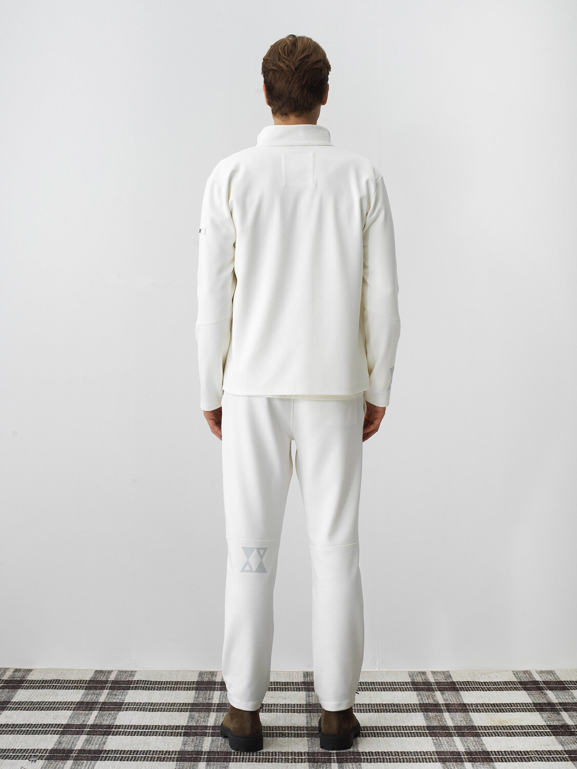 Ekru Esnek Dokulu Regular Fit Sweatmont - Xint