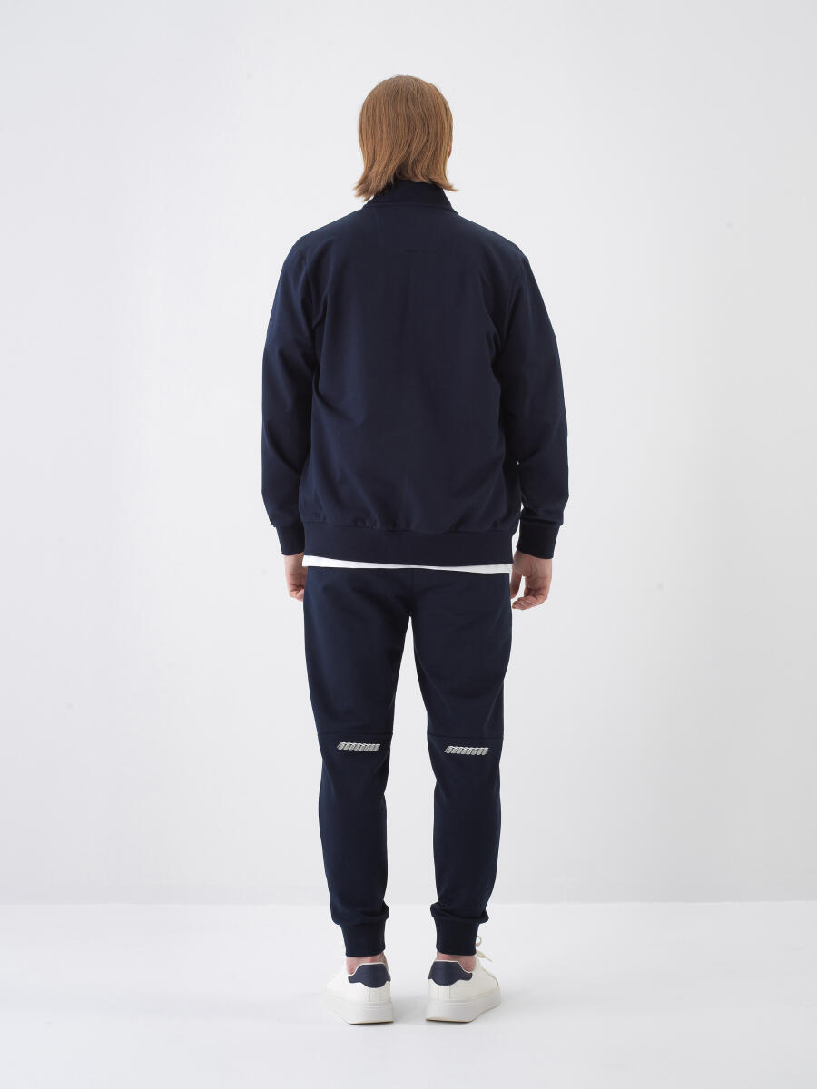 Lacivert Regular Fit Pamuklu Sweatmont - 6
