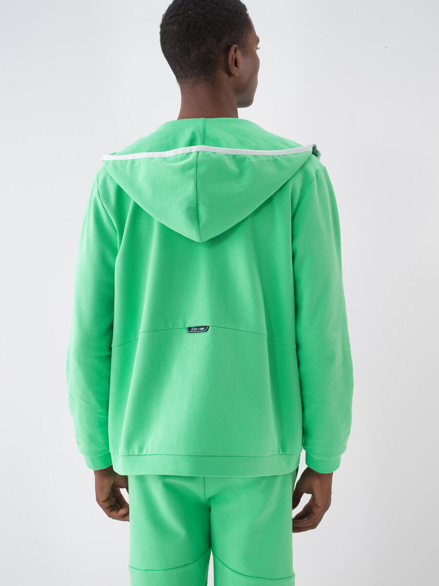 Yeşil Regular Fit Pamuklu Sweatmont - 5