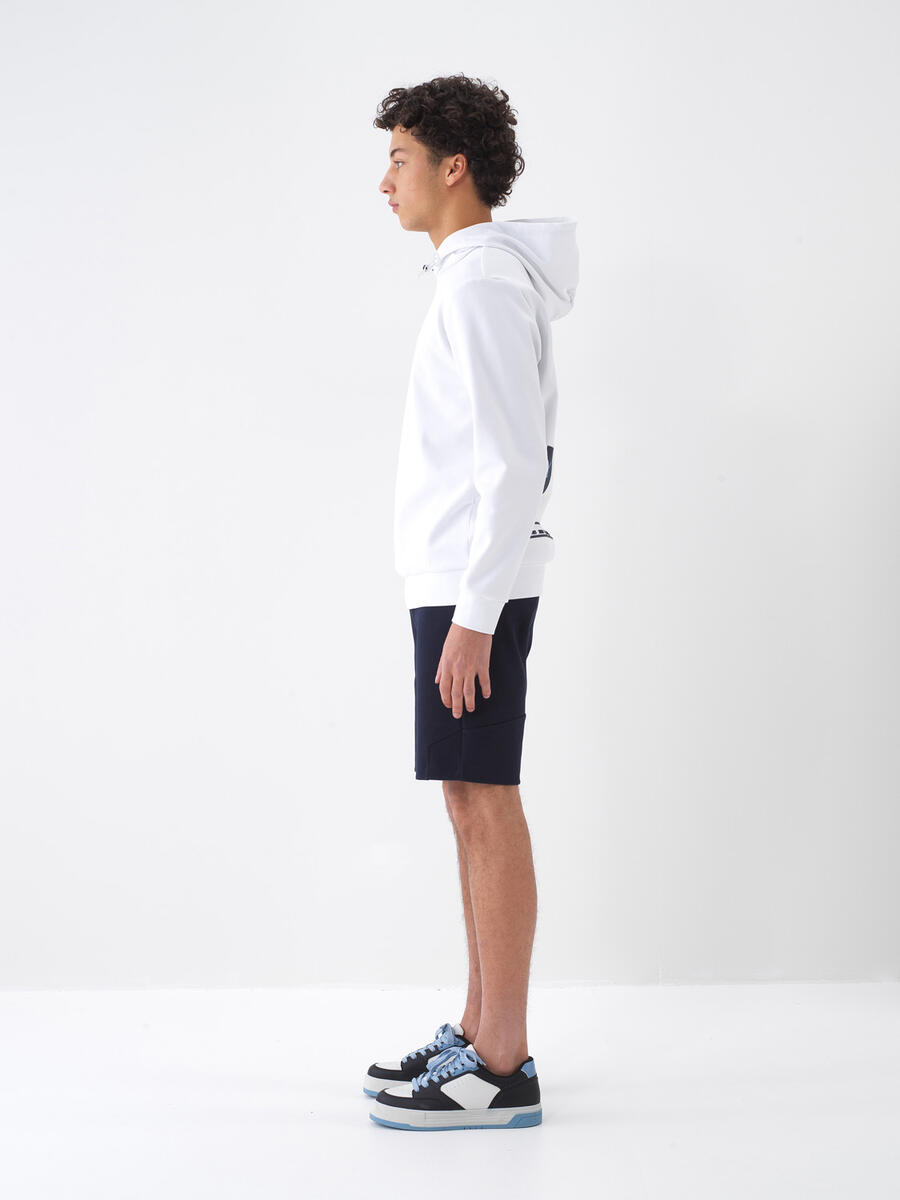 Beyaz Regular Fit Pamuklu Sweatshirt - 5