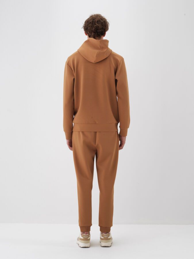 Camel Pamuk Dokulu Regular Fit Sweatshirt - Xint