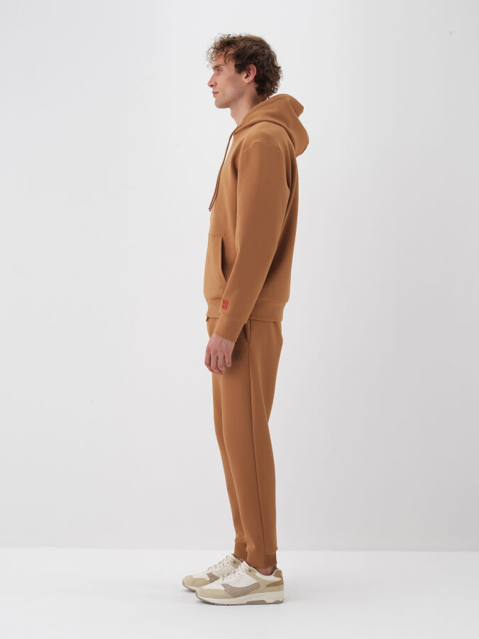 Camel Pamuk Dokulu Regular Fit Sweatshirt - Xint