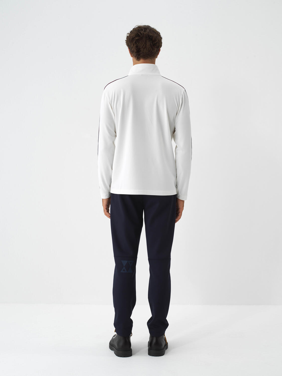 Ekru Esnek Dokulu Regular Fit Sweatshirt - 5
