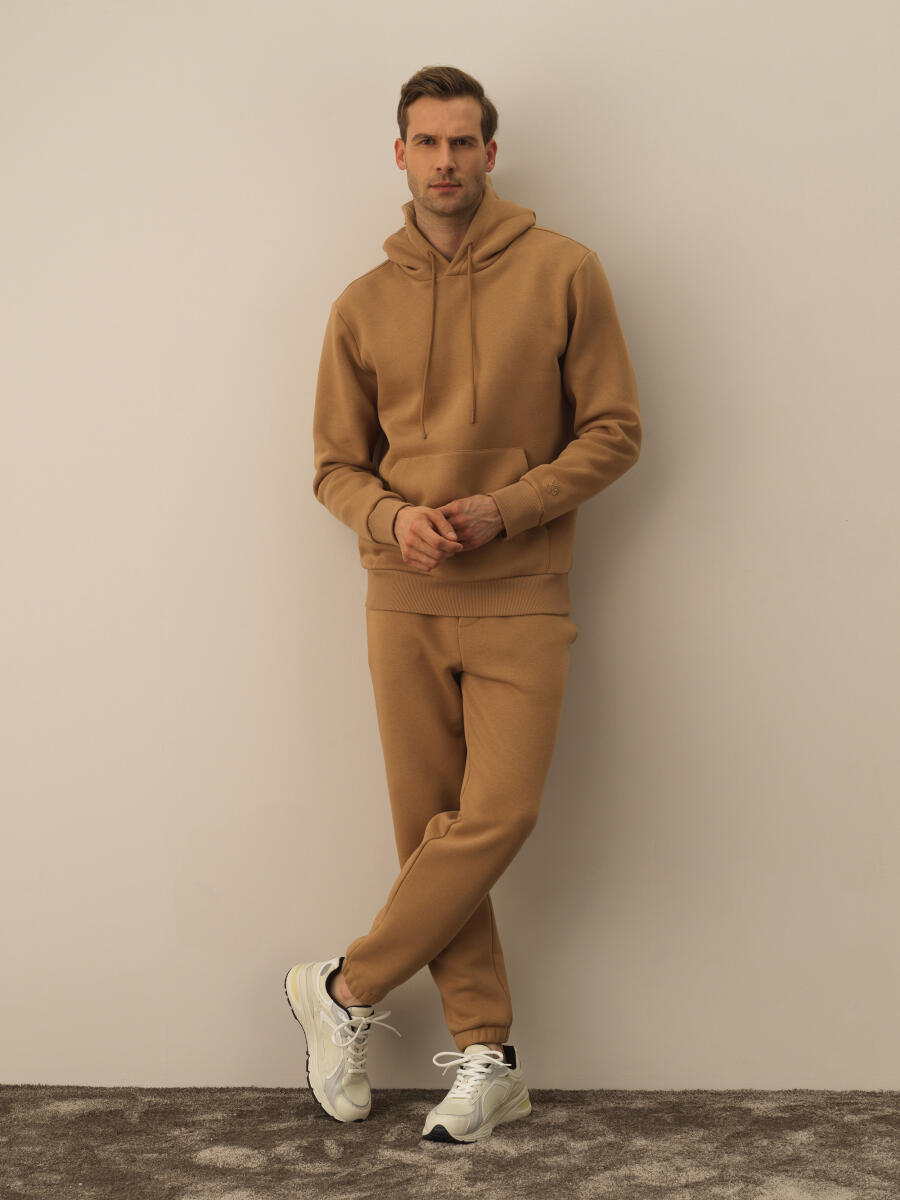 Camel Regular Fit Basic Sweatshirt - 2