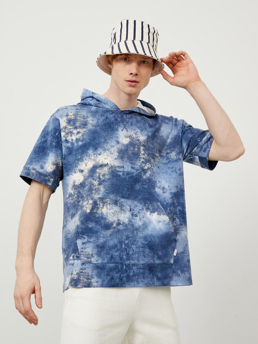 Lacivert Oversize Sweatshirt - 5
