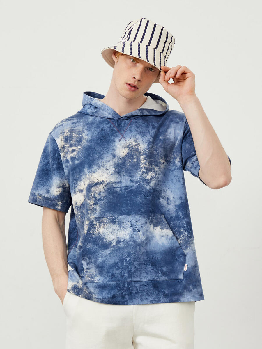 Lacivert Oversize Sweatshirt - 4