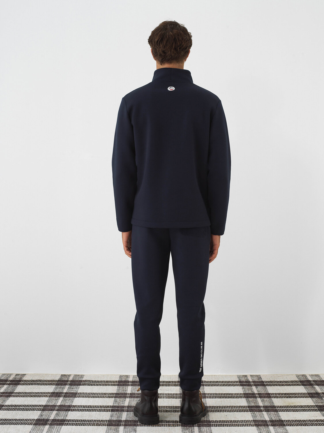 Lacivert Pamuk Dokulu Regular Fit Sweatshirt - Xint