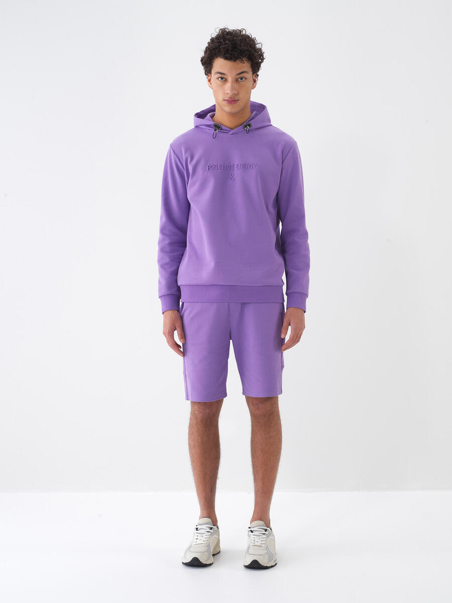 Lila Regular Fit Pamuklu Sweatshirt - 2