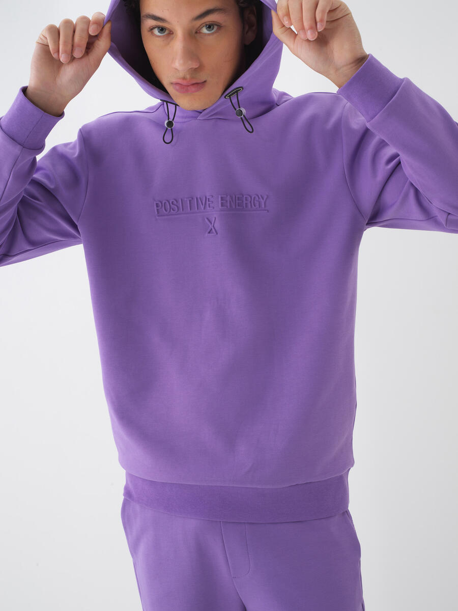 Lila Regular Fit Pamuklu Sweatshirt