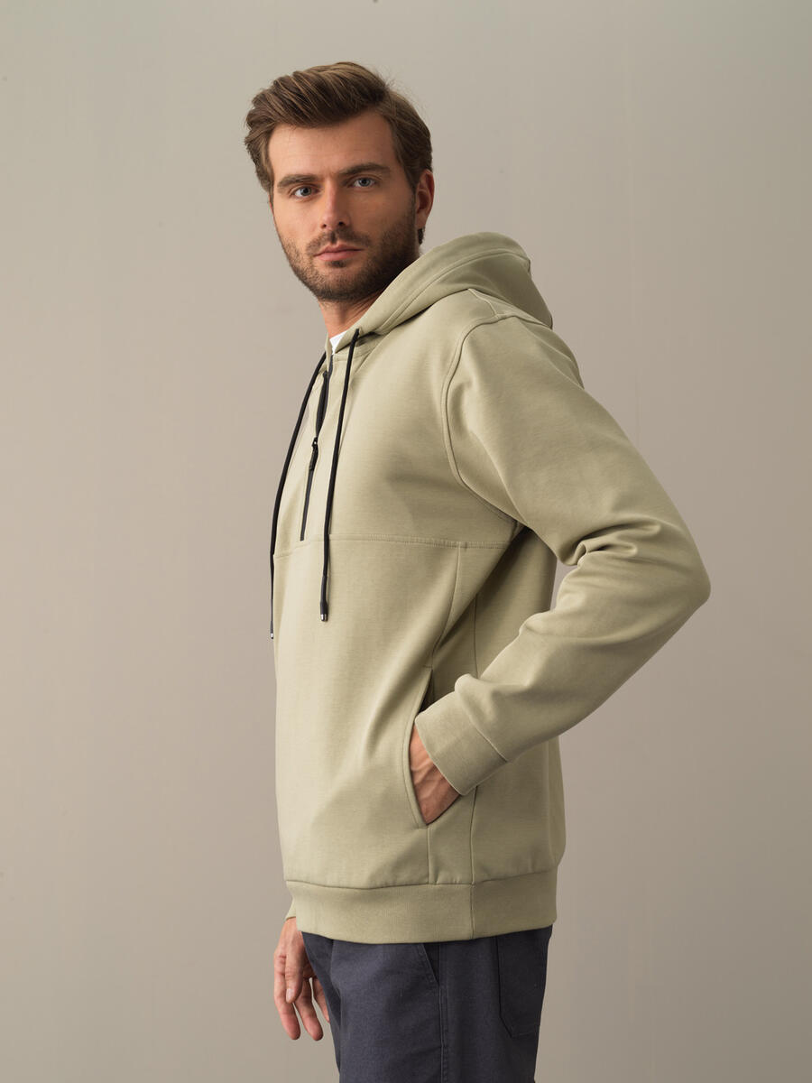  Yeşil Regular Fit Sweatshirt - 4