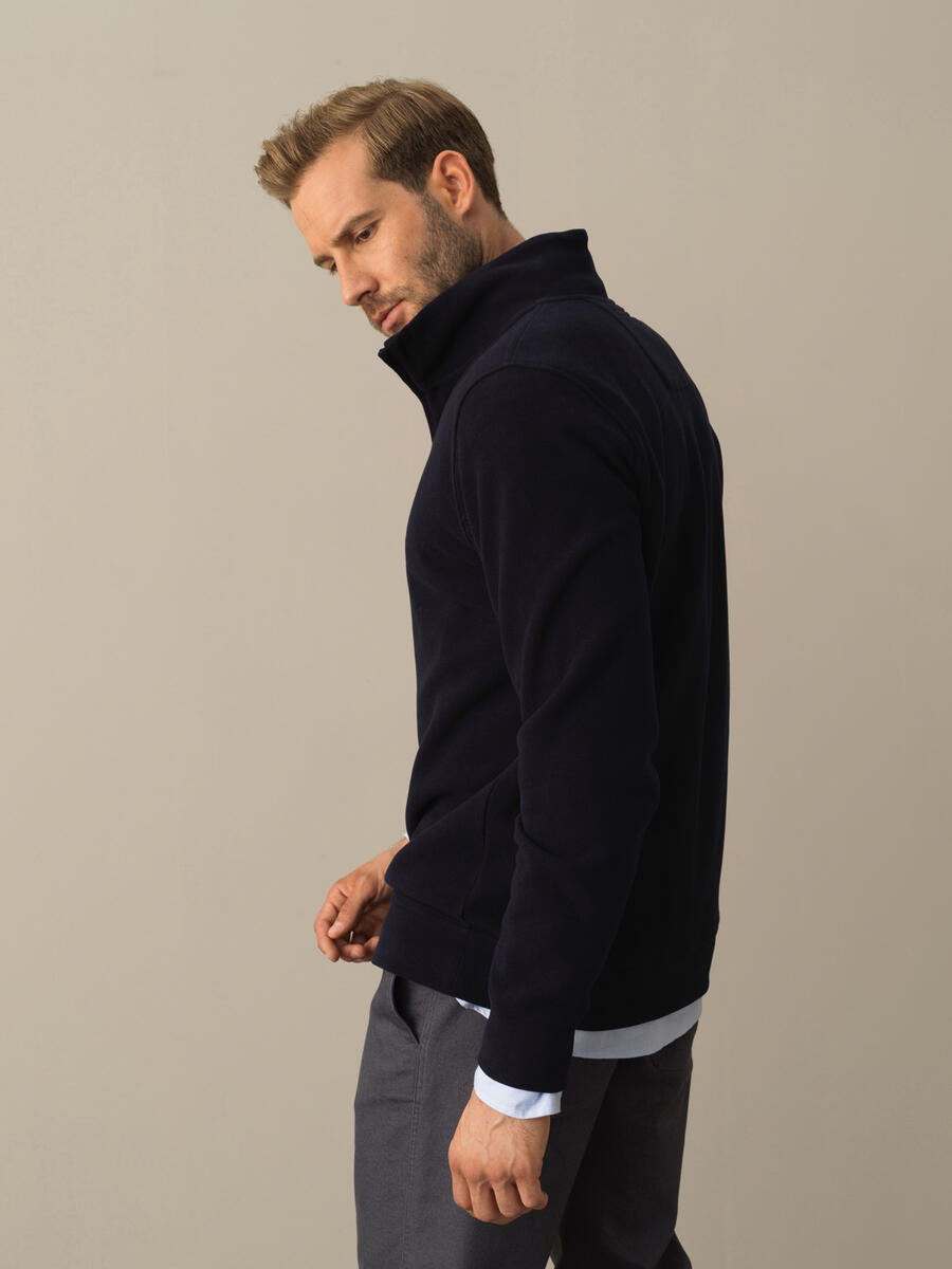 Lacivert Regular Fit Sweatshirt - 4