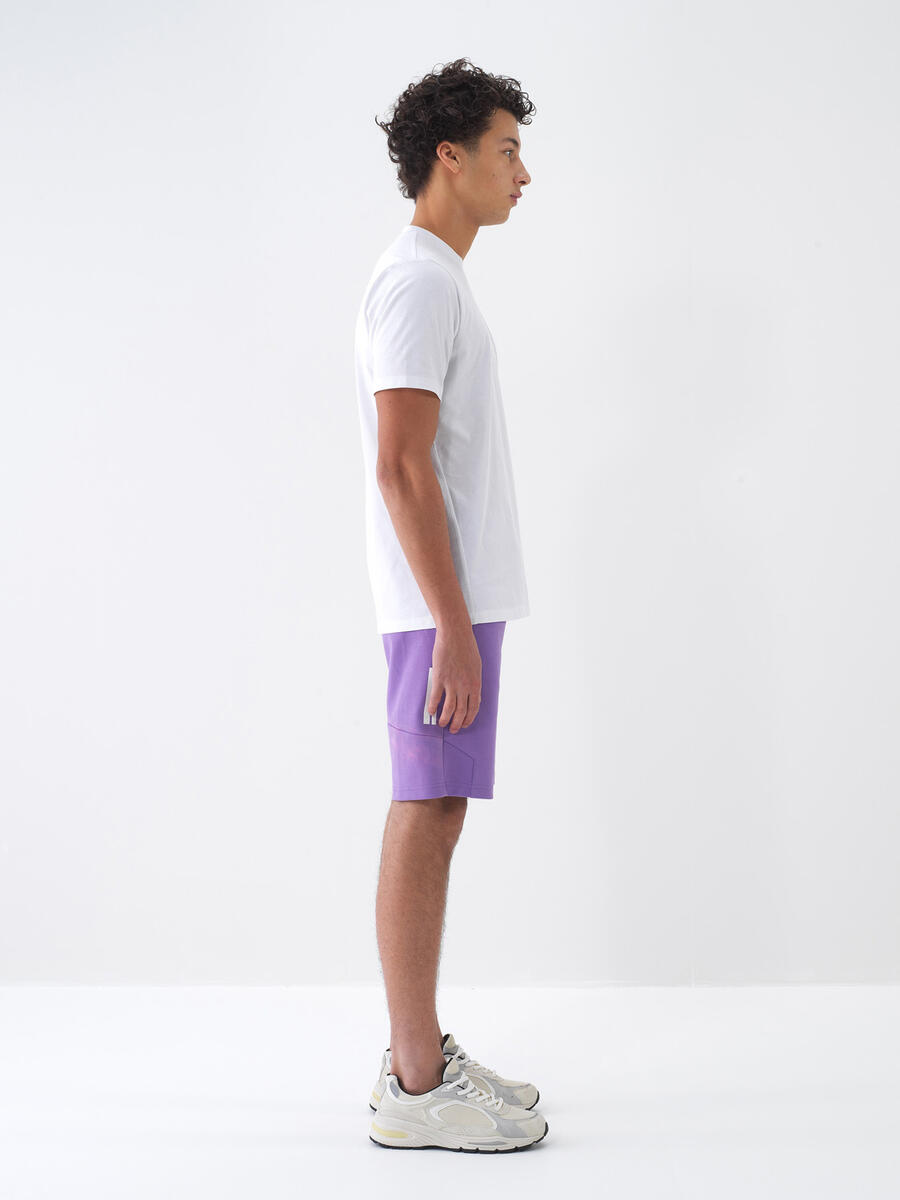 Beyaz Regular Fit Pamuklu Tişört - 3