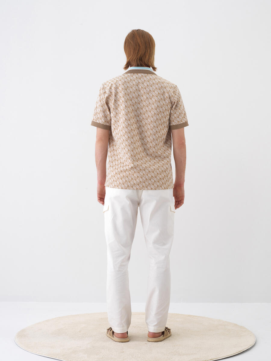 Camel Regular Fit Pamuklu Tişört - 5