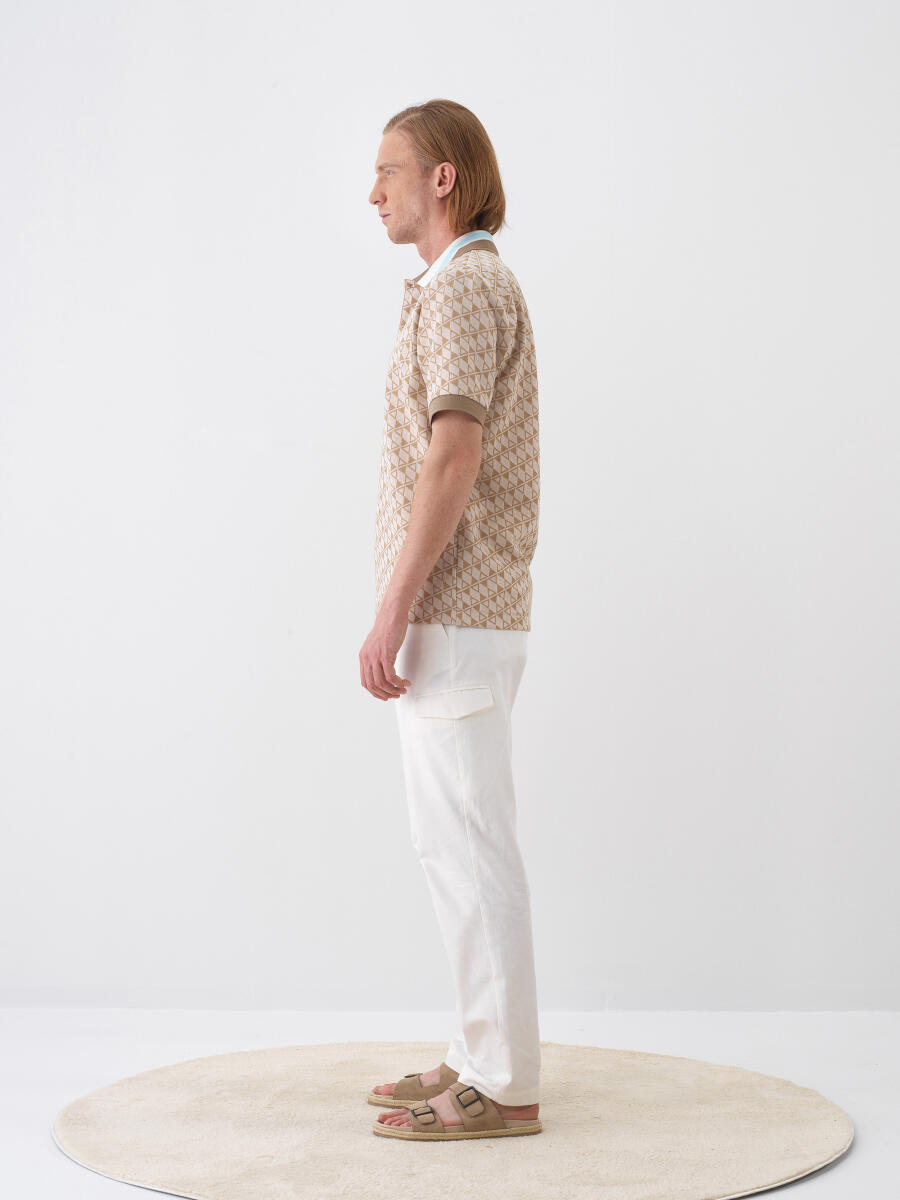 Camel Regular Fit Pamuklu Tişört - 3