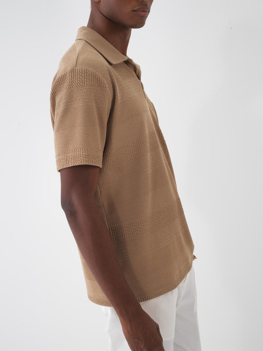Camel Regular Fit Tişört