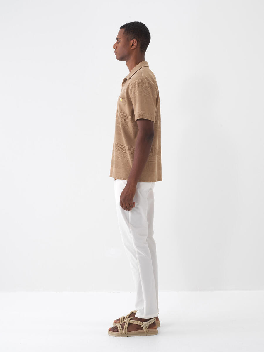 Camel Regular Fit Tişört - 4