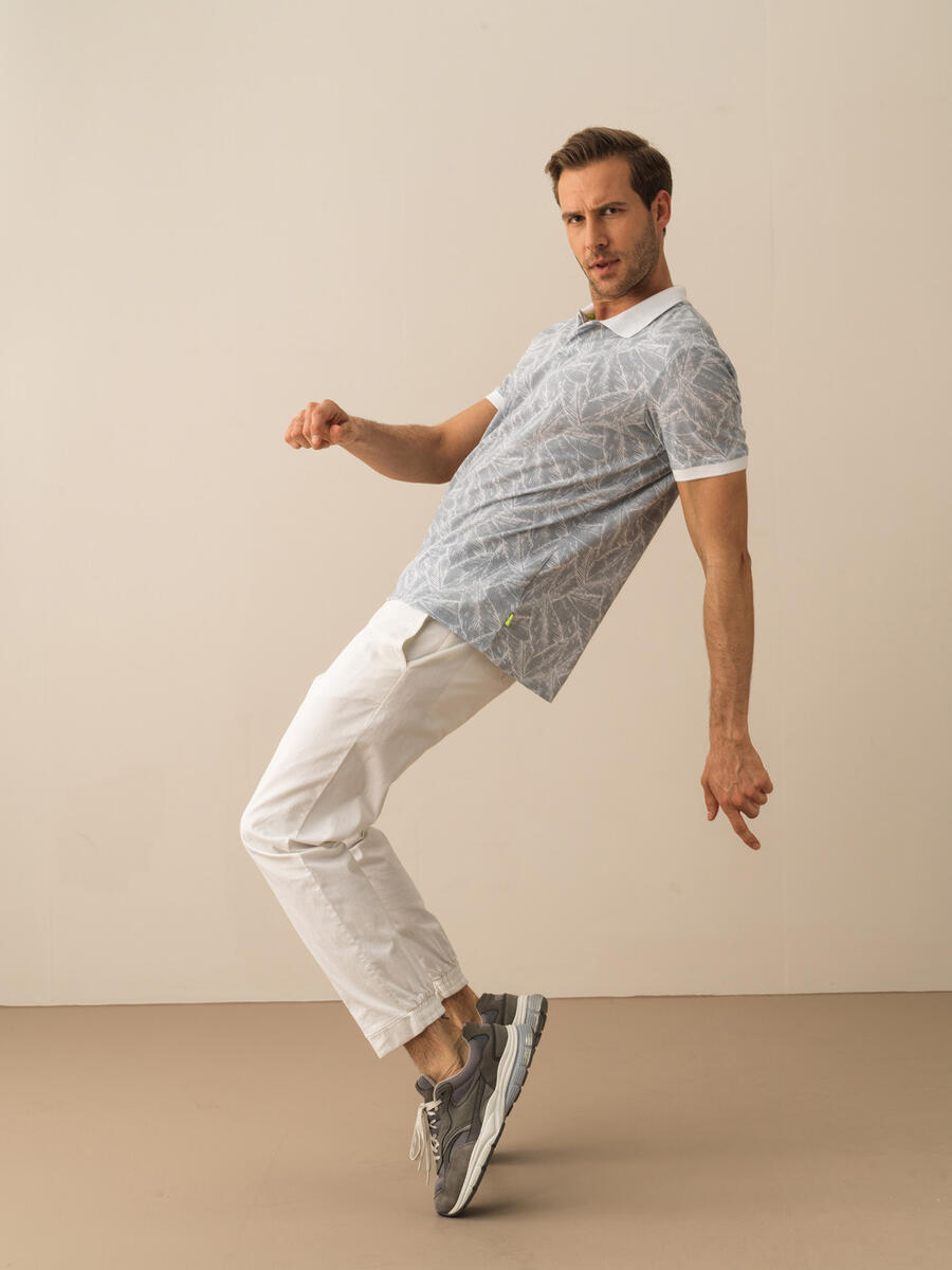 Gri Regular Fit Pamuklu Tişört - 2