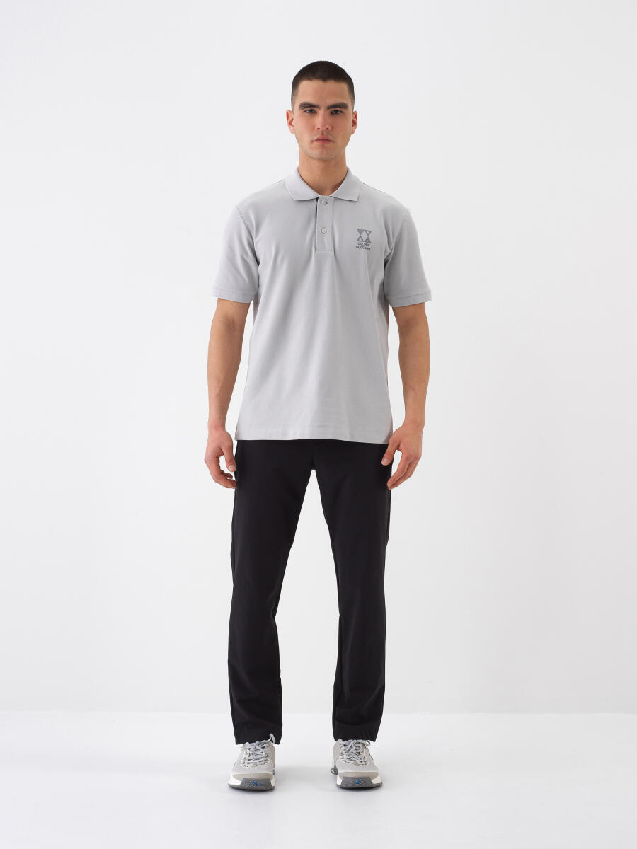 Gri Regular Fit Pamuklu Tişört - 2