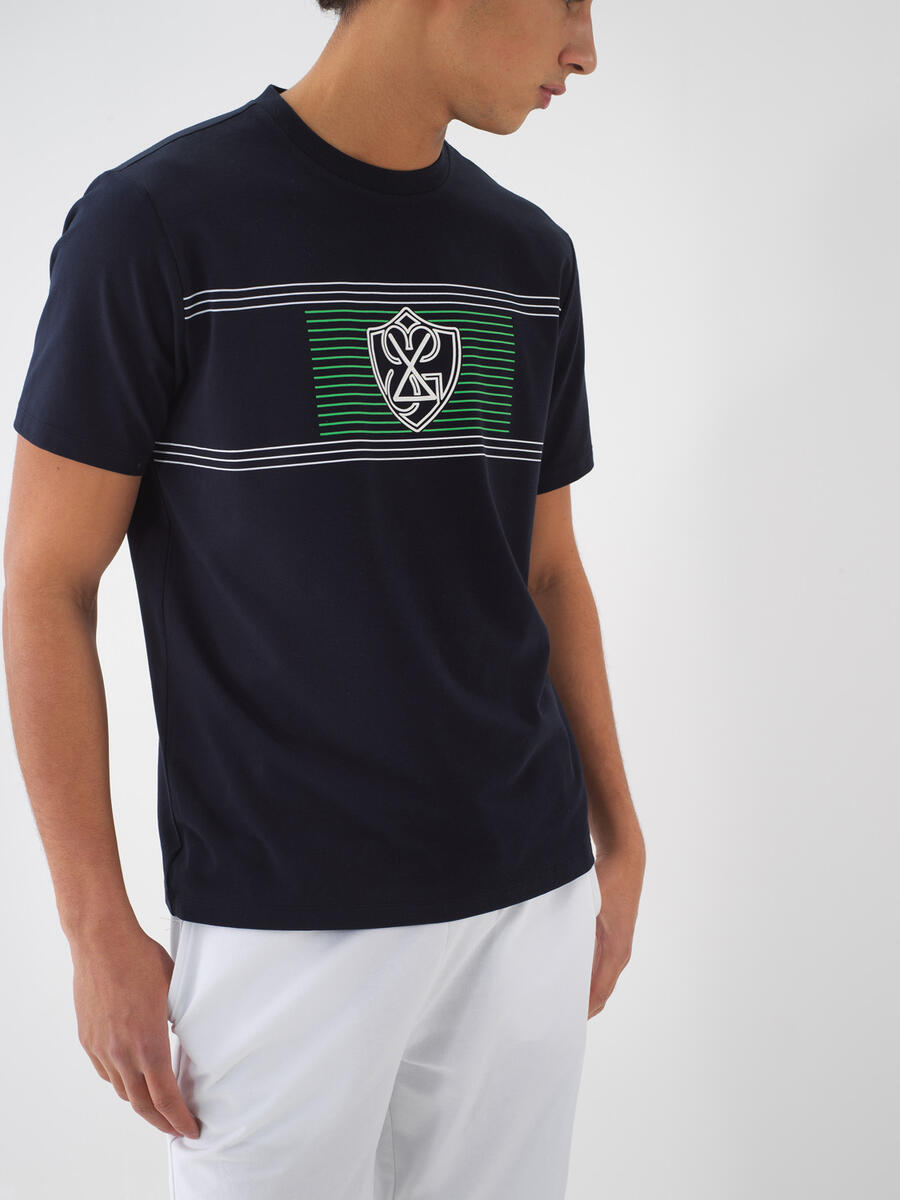 Lacivert Regular Fit Pamuklu Tişört
