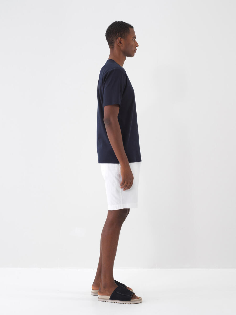 Lacivert Regular Fit Pamuklu Tişört - 3