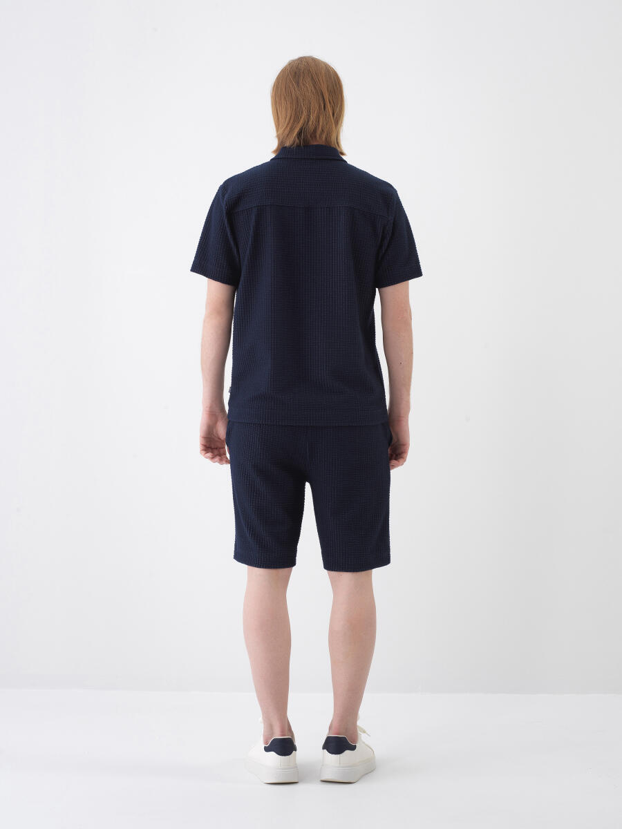Lacivert Regular Fit Tişört - 5