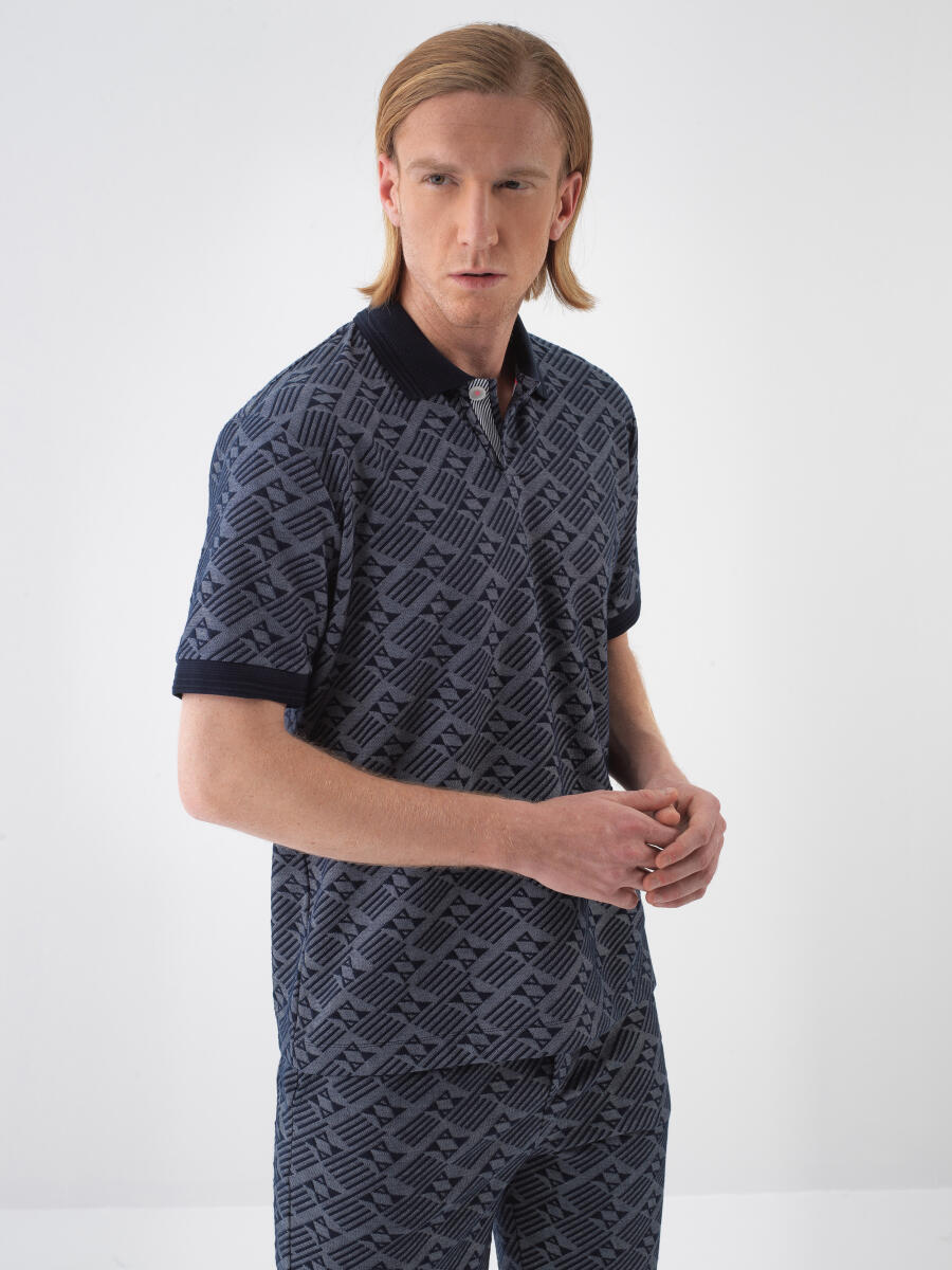 Lacivert Regular Fit Tişört