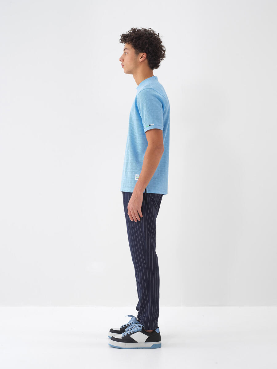 Mavi Regular Fit Pamuklu Tişört - 4