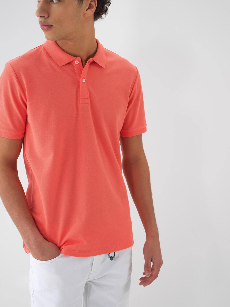 Nar Çiçeği Regular Fit Pamuklu Tişört