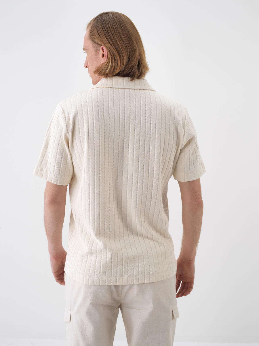 Natural Regular Fit Pamuklu Tişört - 4