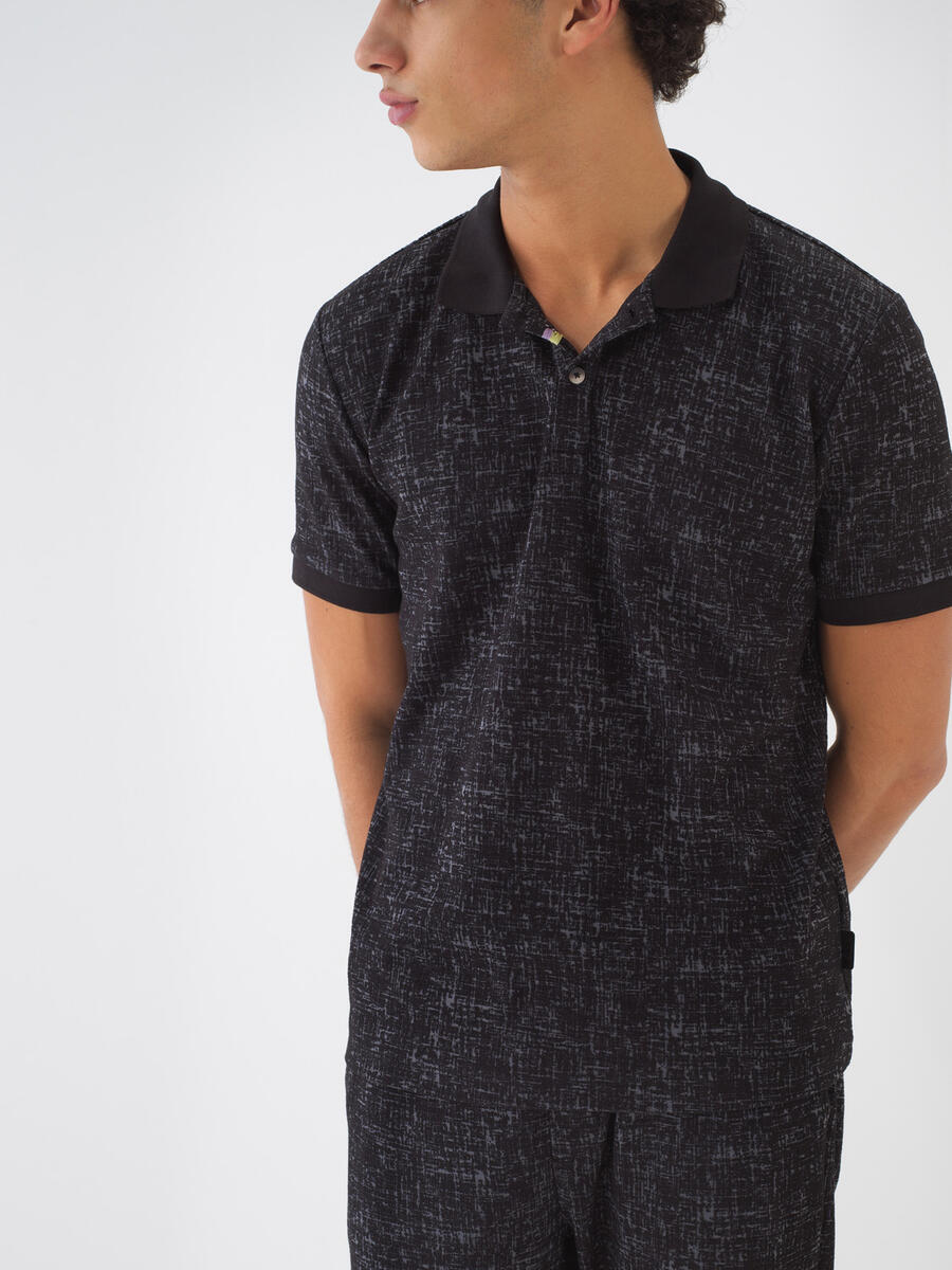 Siyah Regular Fit Pamuklu Tişört