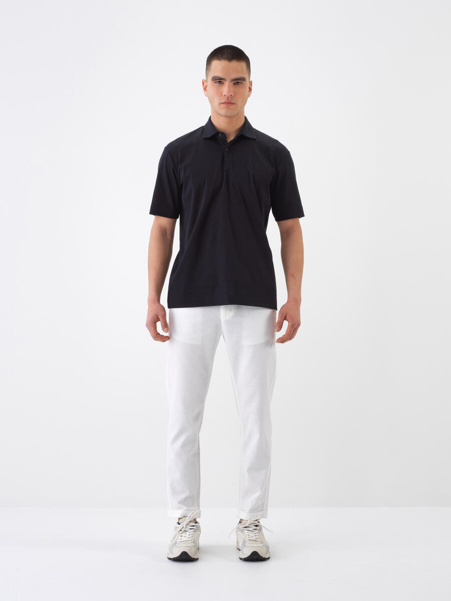 Siyah Regular Fit Pamuklu Tişört