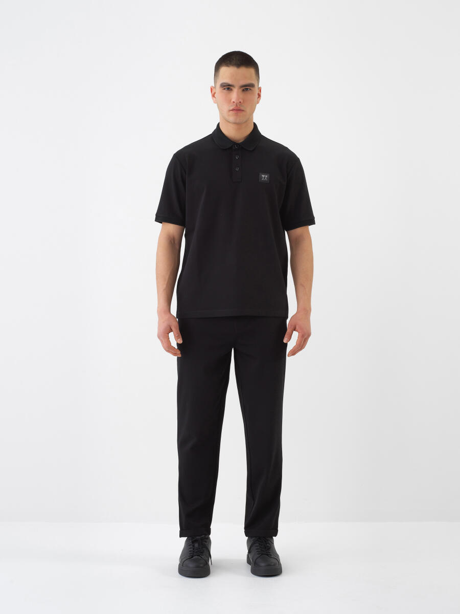 Siyah Regular Fit Tişört - 2