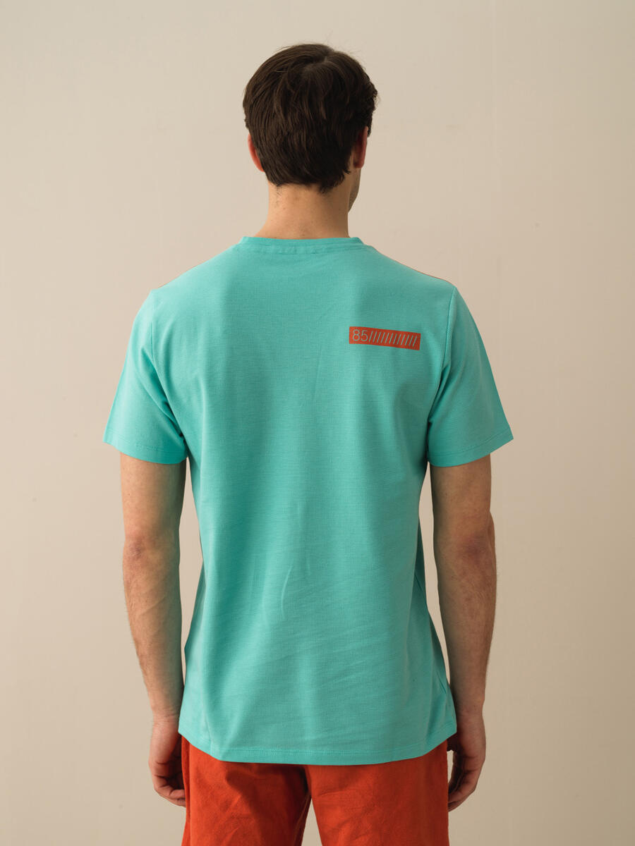 Turkuaz Regular Fit Pamuklu Tişört - 3