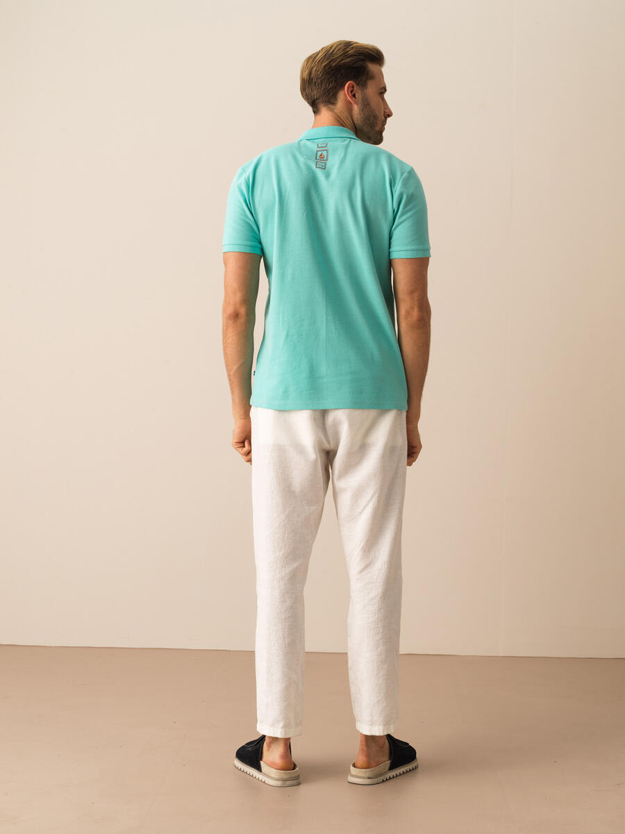 Turkuaz Regular Fit Pamuklu Tişört - 5