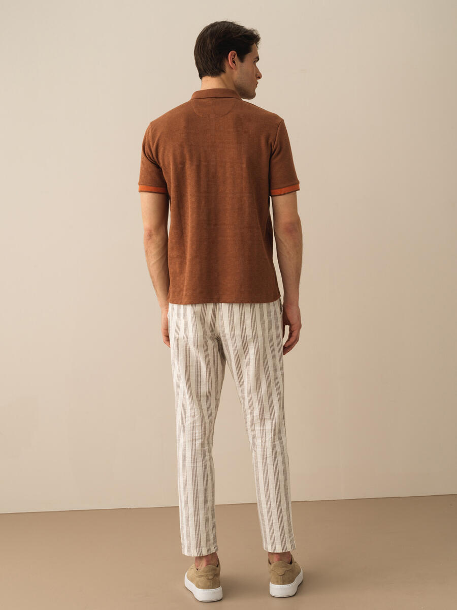 Vizon Regular Fit Pamuklu Tişört - 4
