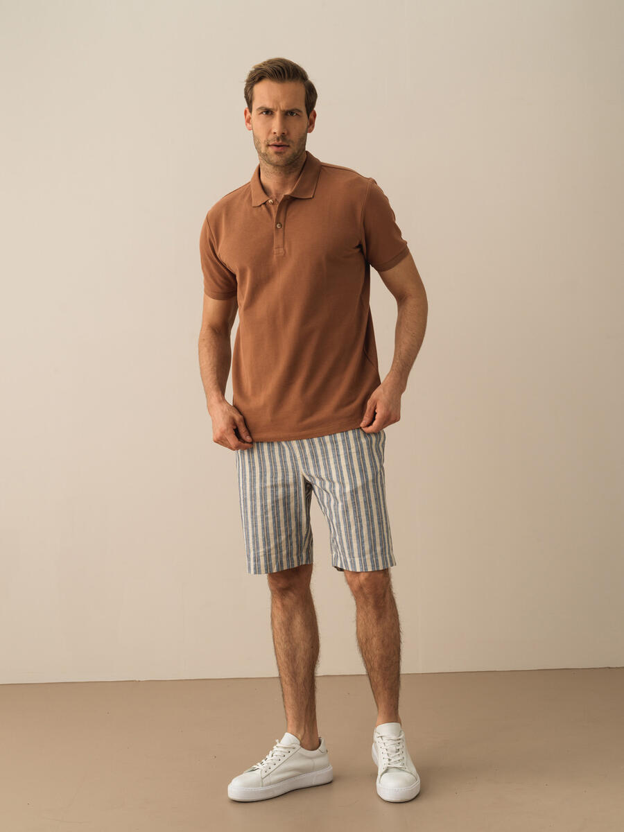 Vizon Regular Fit Pamuklu Polo Yaka Basic Tişört - 2