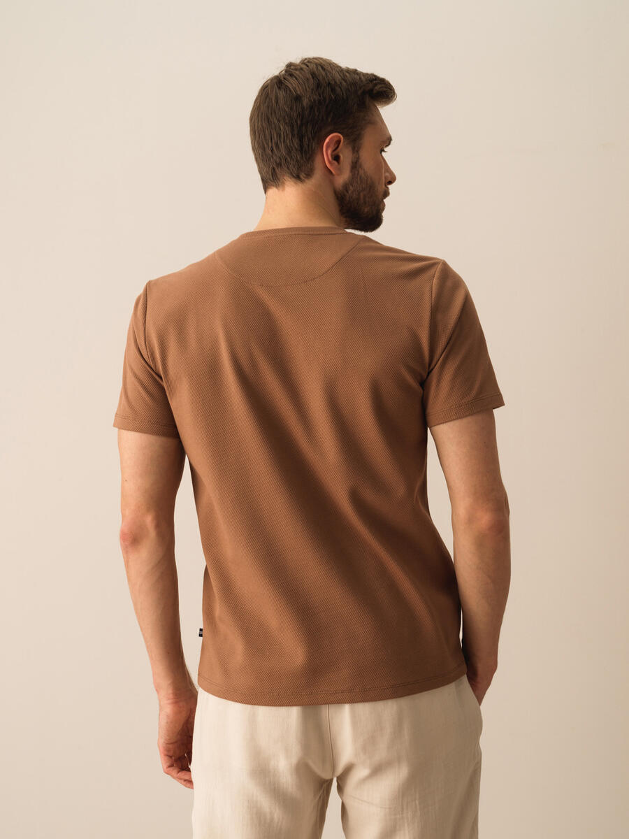 Vizon Regular Fit Pamuklu Tişört - 3