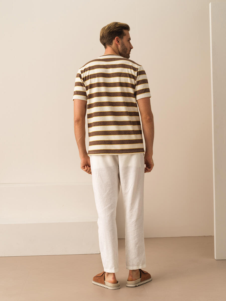 Vizon Regular Fit Pamuklu Tişört - 4