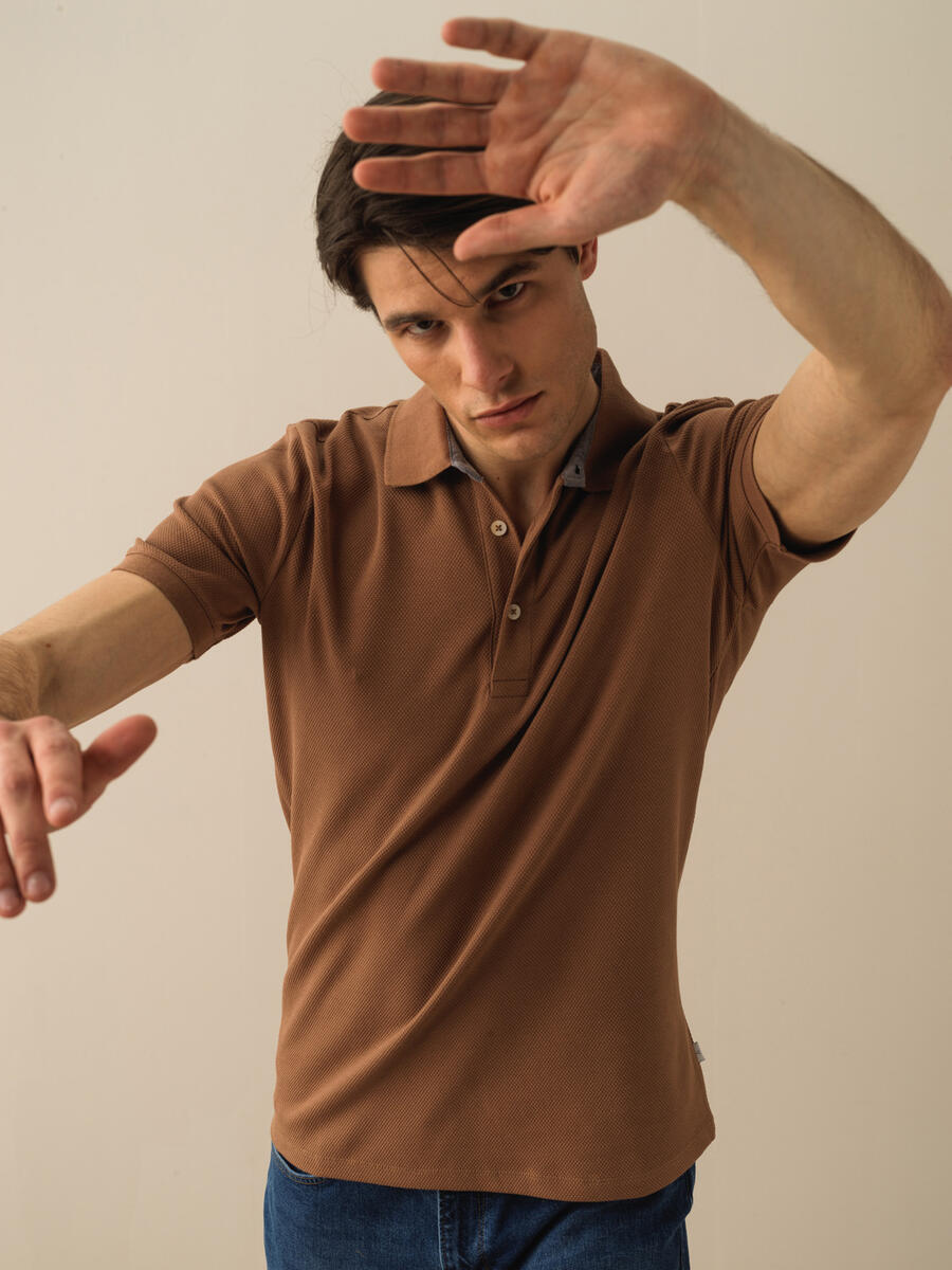 Vizon Slim Fit Pamuklu Polo Yaka Tişört