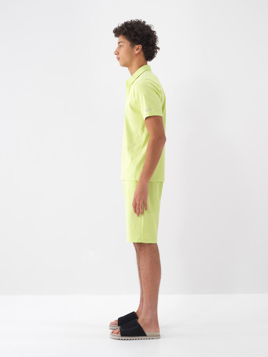 Yeşil Regular Fit Pamuklu Tişört - 4