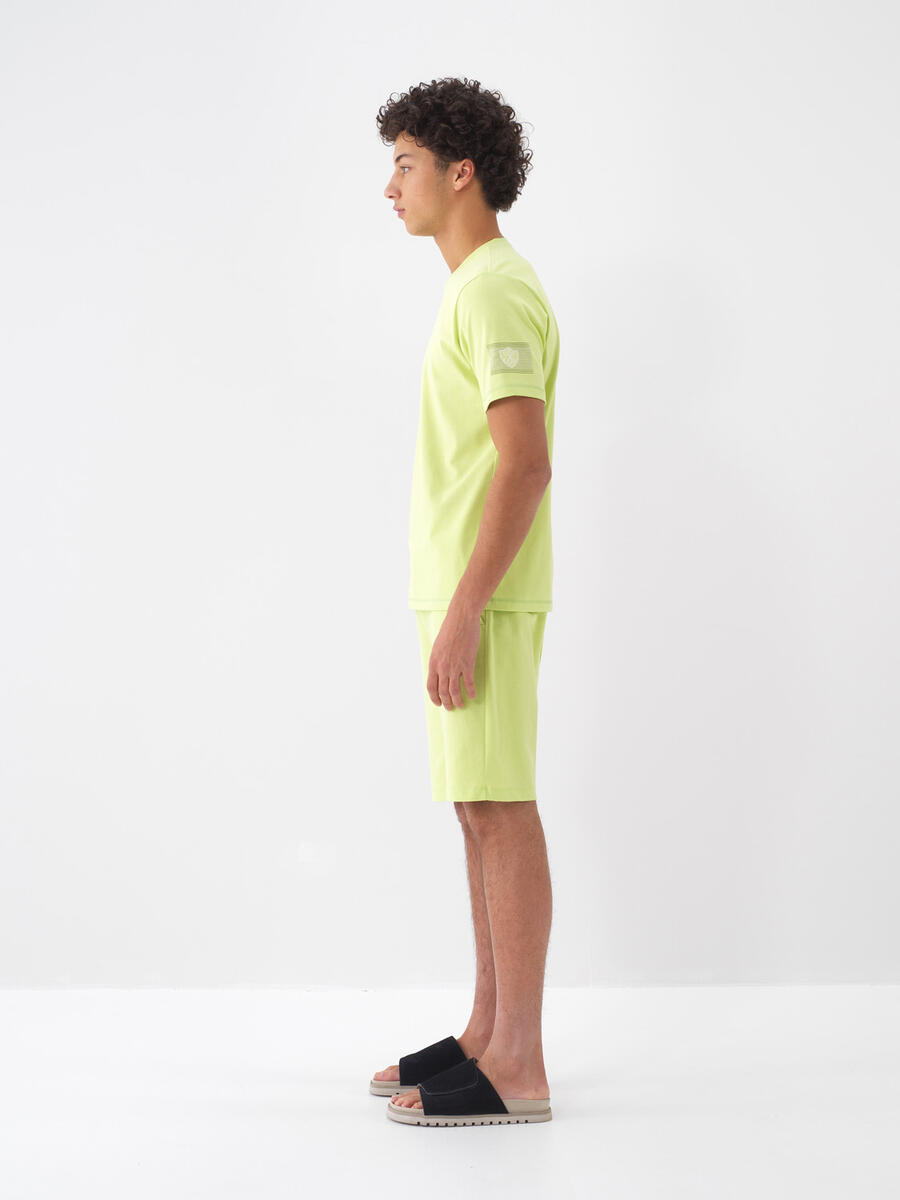 Yeşil Regular Fit Pamuklu Tişört - 4