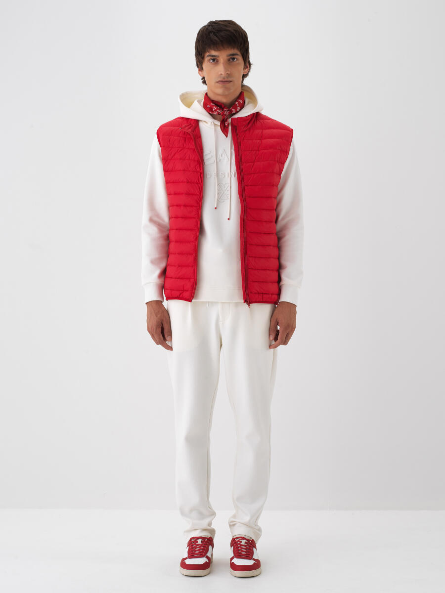 Kırmızı Formunu Koruyan Regular Fit Yelek - 2