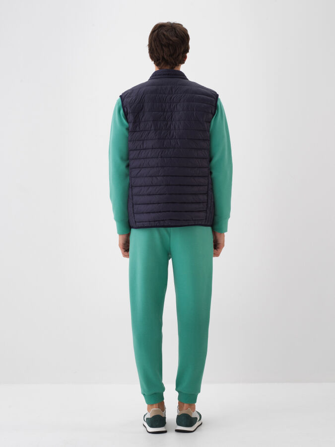 Lacivert Formunu Koruyan Regular Fit Yelek - Xint