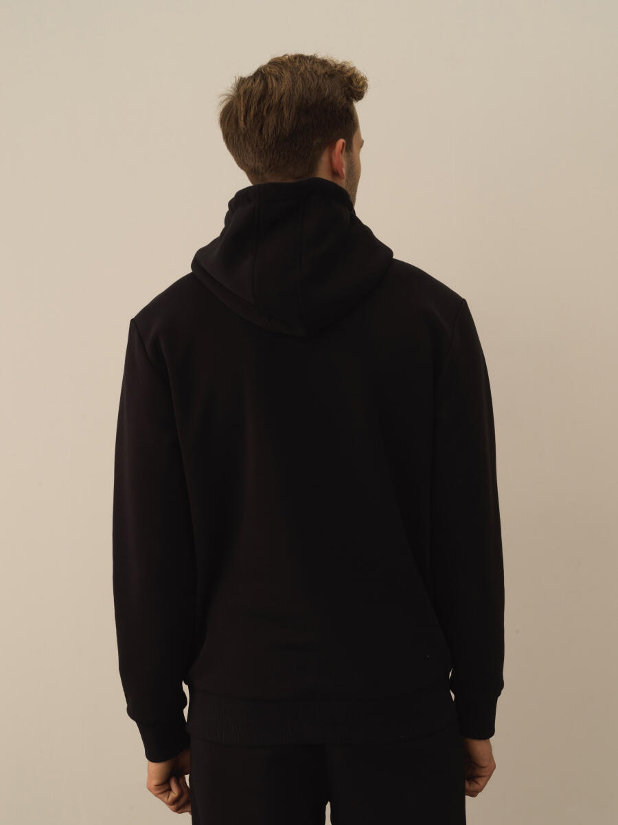 Hooded Regular Fit Basic Sweatshirt - 3