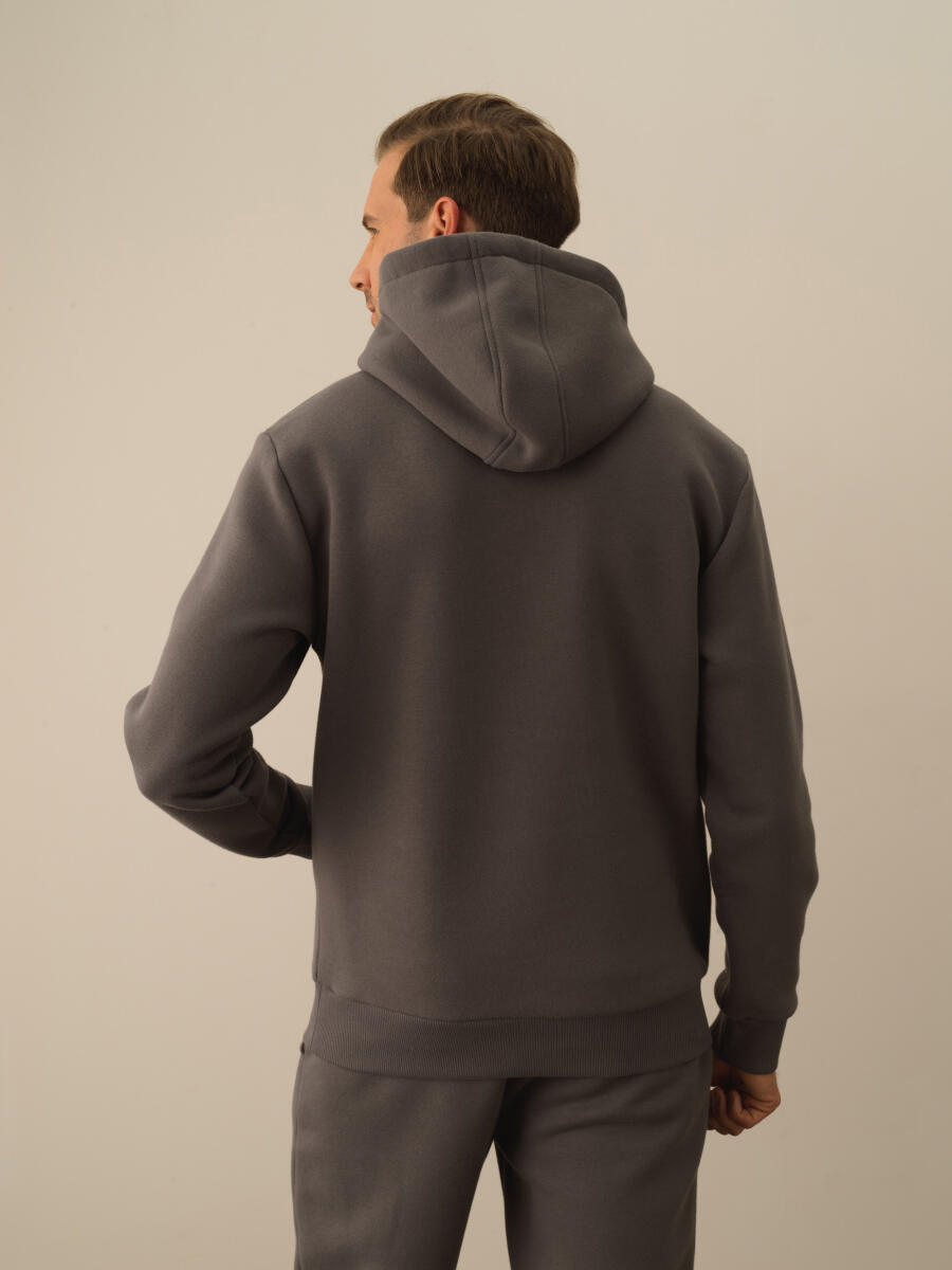 Hooded Regular Fit Basic Sweatshirt - 3